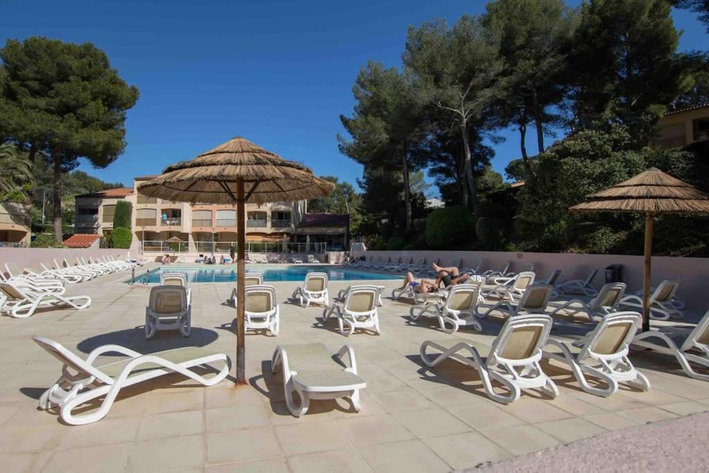 Appartement Piscine Tennis Acces Prive Plage Joia Sanary-sur-Mer Eksteriør billede
