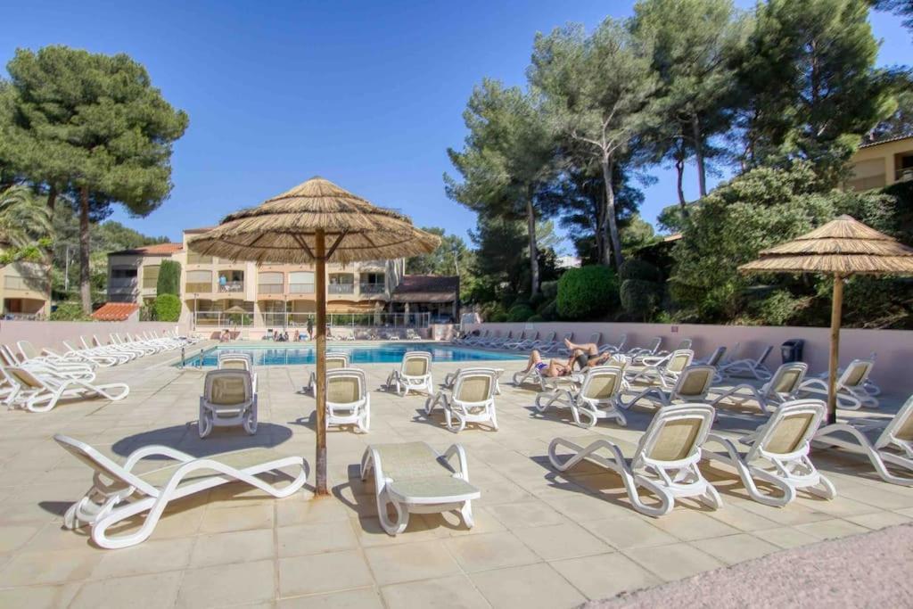 Appartement Piscine Tennis Acces Prive Plage Joia Sanary-sur-Mer Eksteriør billede